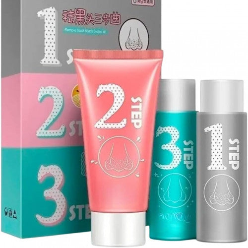 LOVE JOJO - KIT 3 PASOS ELIMINA PUNTOS NEGROS