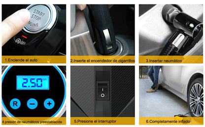 COMPRESOR DE AIRE INFLABLE ANALOGO