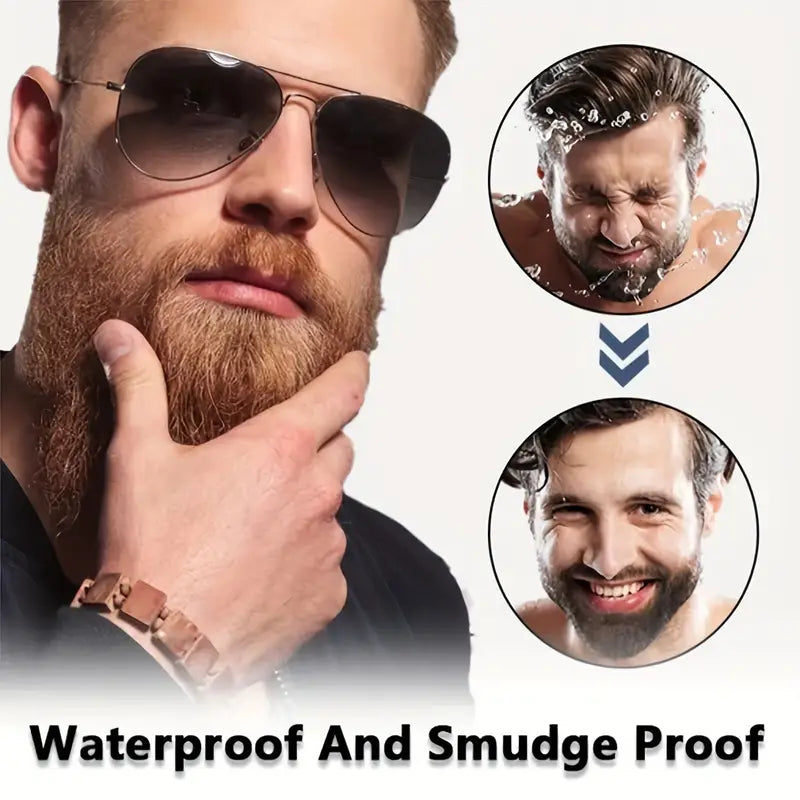 LAPIZ RELLENO PARA BARBA COLOR MARRON