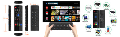 CONTROL REMOTO CON TECLADO INTEGRADO