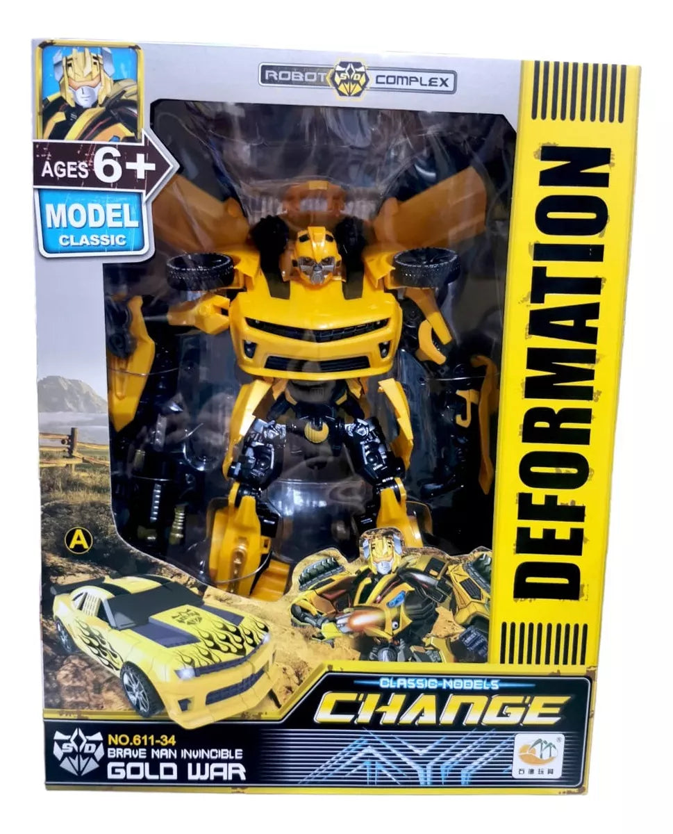 MUÑECO ROBOT TRASNFORMER PARA NIÑOS