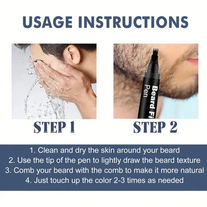 LAPIZ RELLENO PARA BARBA COLOR MARRON